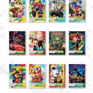 40 برگ مجلد حاشیه دار پسرانه